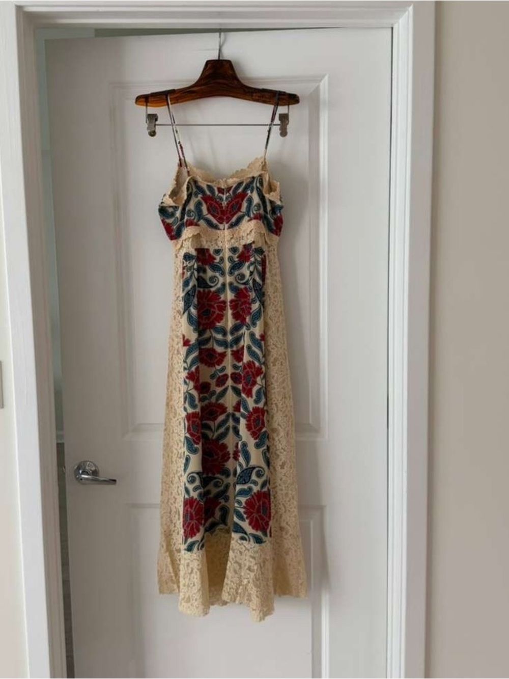 Farm Rio Sand Francesca Midi Dress - Picture 6 of 8